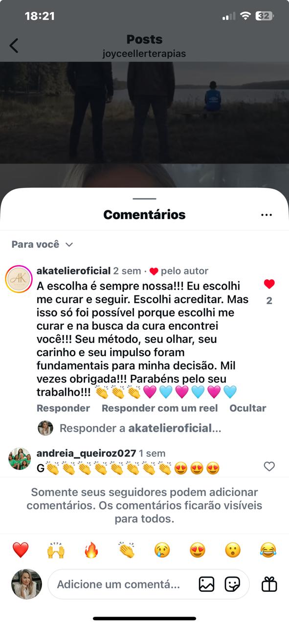 Depoimento escrito de cliente